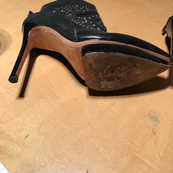 Alice + Olivia Denby Embellished Booties sz: 36 - Picture 7 of 8